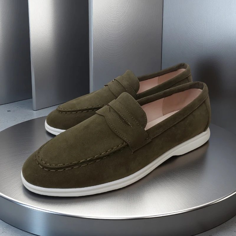 Мужские классические брендовые замшевые лоферы, мужская повседневная обувь, роскошные мужские дышащие туфли без шнуровки для вождения, мокасины
Мужские классические брендовые замшевые лоферы, мужская повседневная обувь, роскошные мужские дышащие туфли без шнуровки для вождения, мокасины
