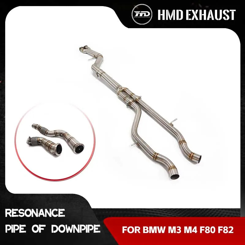 HMD Downpipe pipe for BMW M3 M4 F80 F82 Middle pipe TIG manual welding high flow performance Exhaust system for car
HMD Downpipe pipe for BMW M3 M4 F80 F82 Middle pipe TIG manual welding high flow performance Exhaust system for car