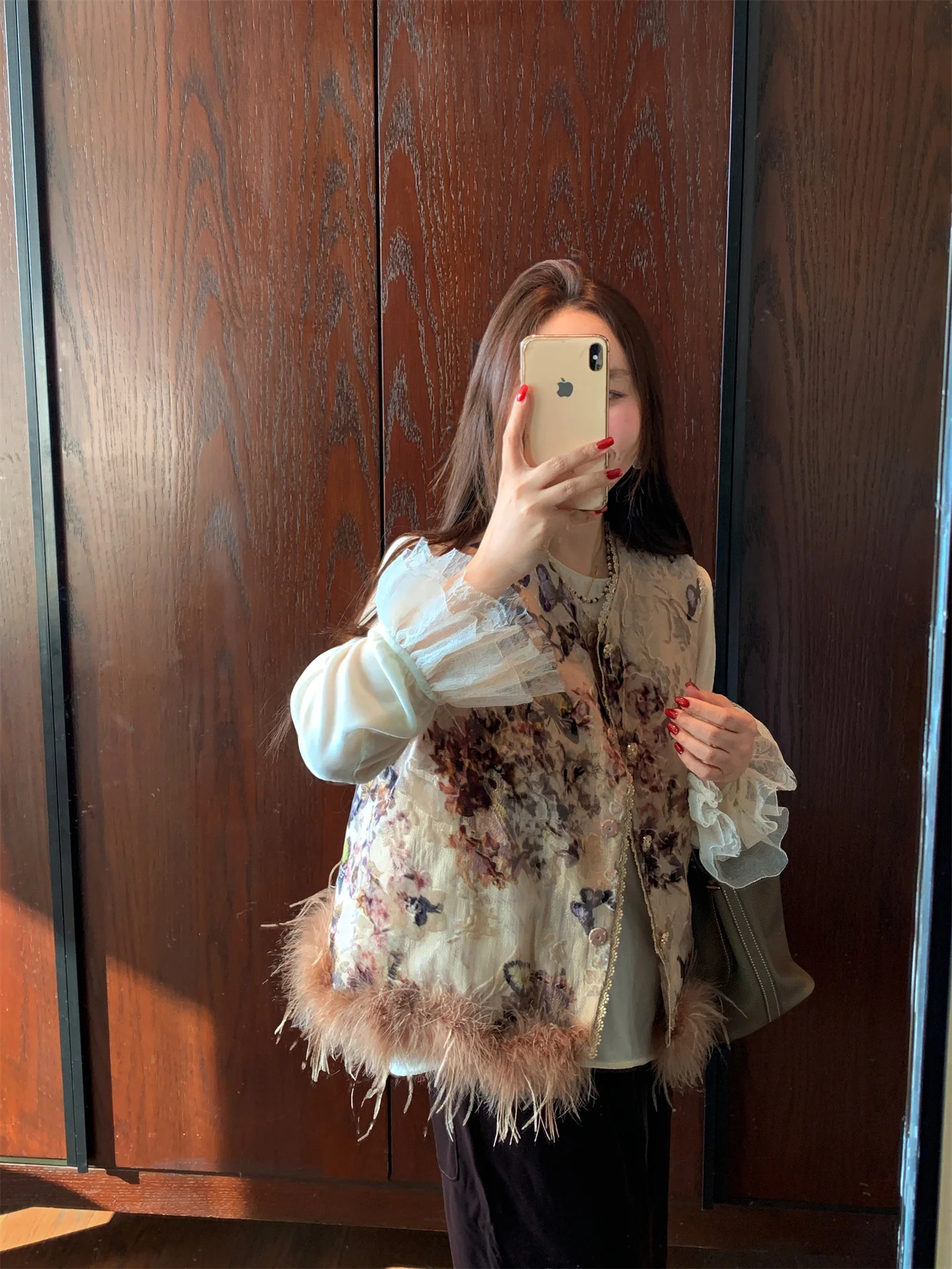 W-THEWANGS Women's down Vest New Chinese Sle Outerwear White Goose down Feathers Decorated Thiened Winter Jaet
W-THEWANGS Women's down Vest New Chinese Sle Outerwear White Goose down Feathers Decorated Thiened Winter Jaet