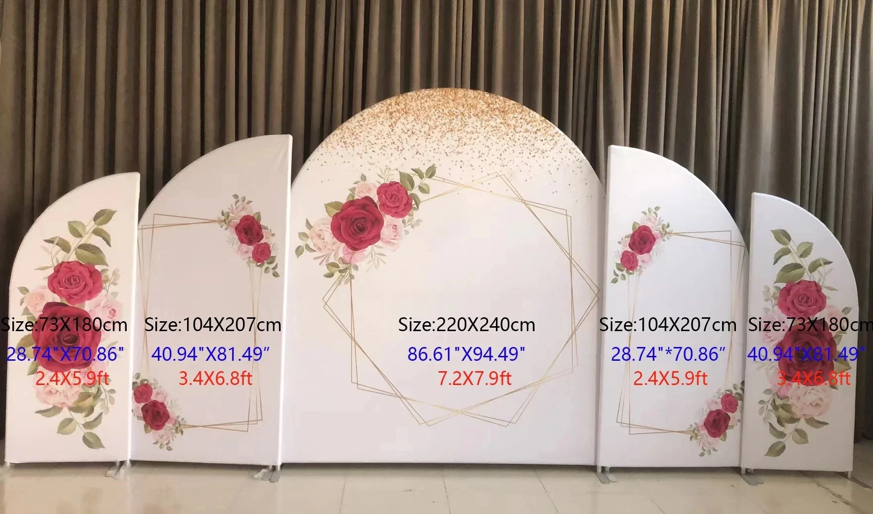 5pcs Set of Customized Arch Brackets and Cover Backgrounds Popular Party and Holiday DecorationsStudio BackgroundsWedding Props
5pcs Set of Customized Arch Brackets and Cover Backgrounds Popular Party and Holiday DecorationsStudio BackgroundsWedding Props
