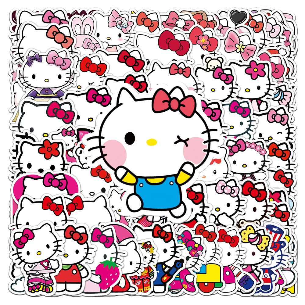 10/30/50/100pcs Hello Kitty Cartoon Stickers Kawaii Anime Graffiti Decals for Girls DIY Guitar Notebook Luggage Cute Kid Sticker
10/30/50/100pcs Hello Kitty Cartoon Stickers Kawaii Anime Graffiti Decals for Girls DIY Guitar Notebook Luggage Cute Kid Sticker