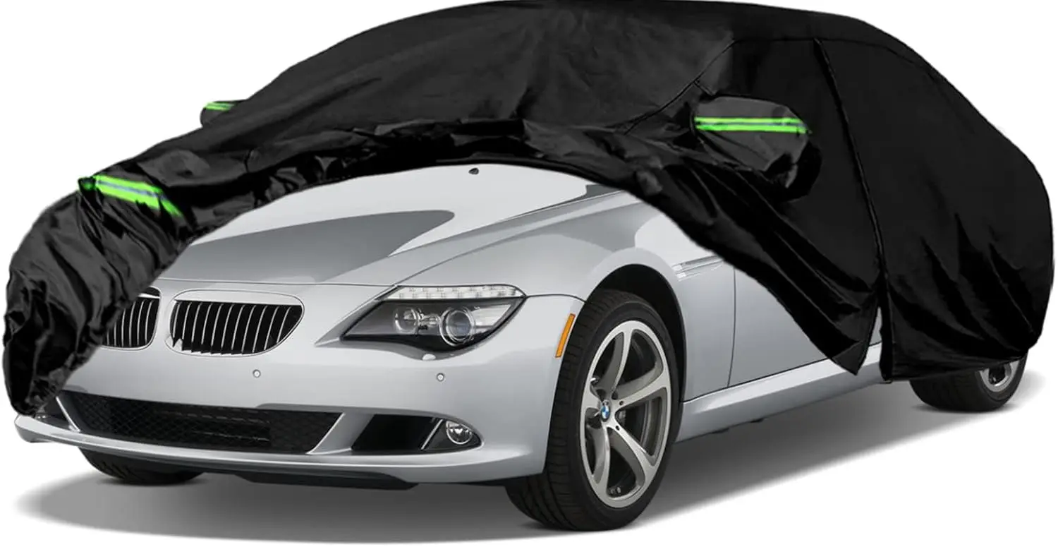 Custom Fit Car Cover for BMW 6 Series 2003-2010, 210T 6 Layers, Snow Rain Dust Protection with Reflective Strips
Custom Fit Car Cover for BMW 6 Series 2003-2010, 210T 6 Layers, Snow Rain Dust Protection with Reflective Strips