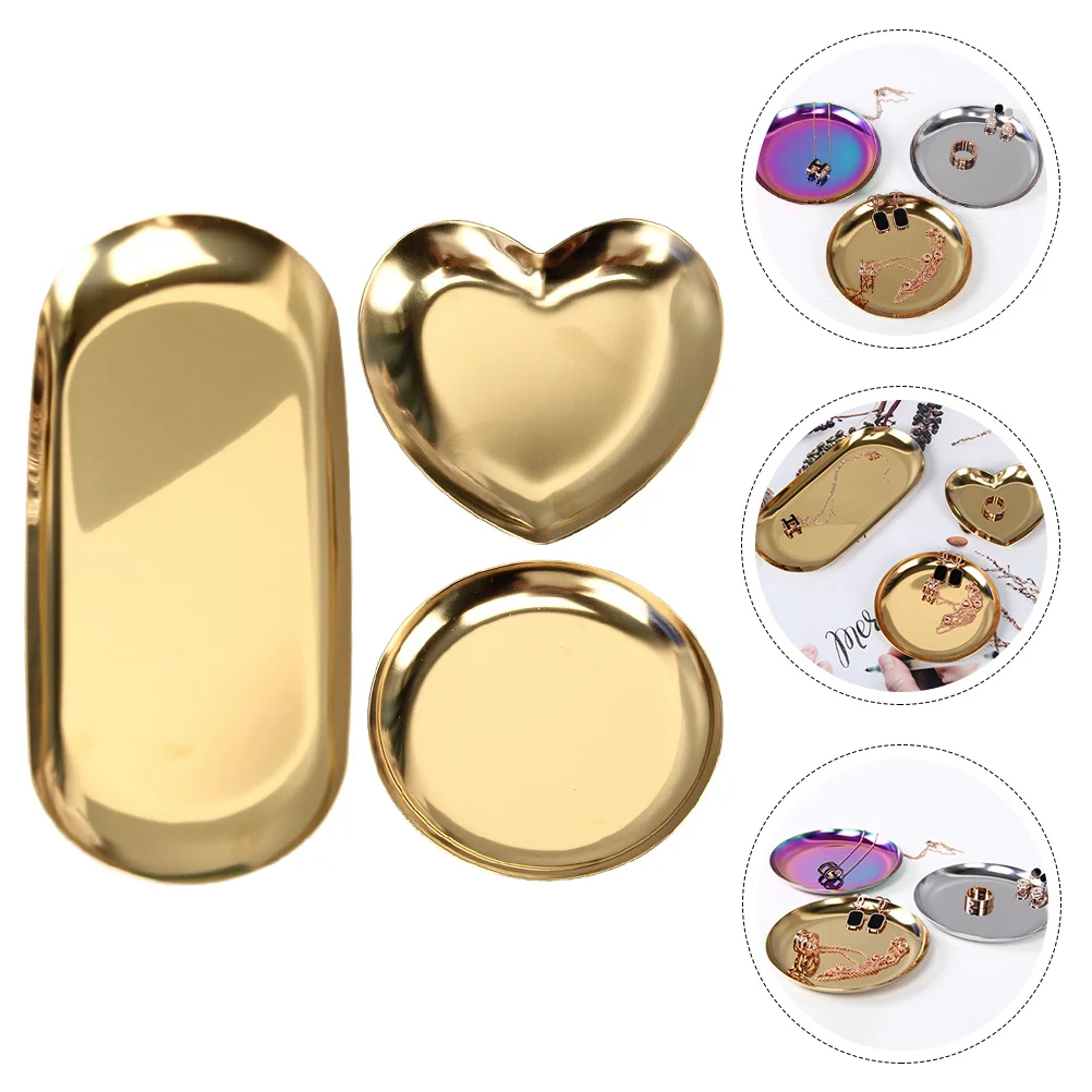 3Pcs Nordic Jewelry Dish Set Elegant Storage Tray for Rings Necklaces Earrings Home Tabletop Organizer Jewelry Dish
3Pcs Nordic Jewelry Dish Set Elegant Storage Tray for Rings Necklaces Earrings Home Tabletop Organizer Jewelry Dish