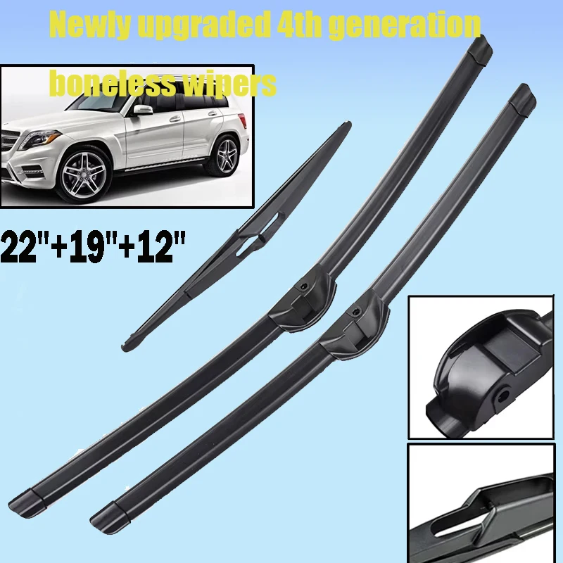 Windshield Windscreen Wiper Blades For Mercedes Benz GLK Class Front Rear Set 2008 2009 2010 2011 2012 2013 2014 22"19"12
Windshield Windscreen Wiper Blades For Mercedes Benz GLK Class Front Rear Set 2008 2009 2010 2011 2012 2013 2014 22"19"12