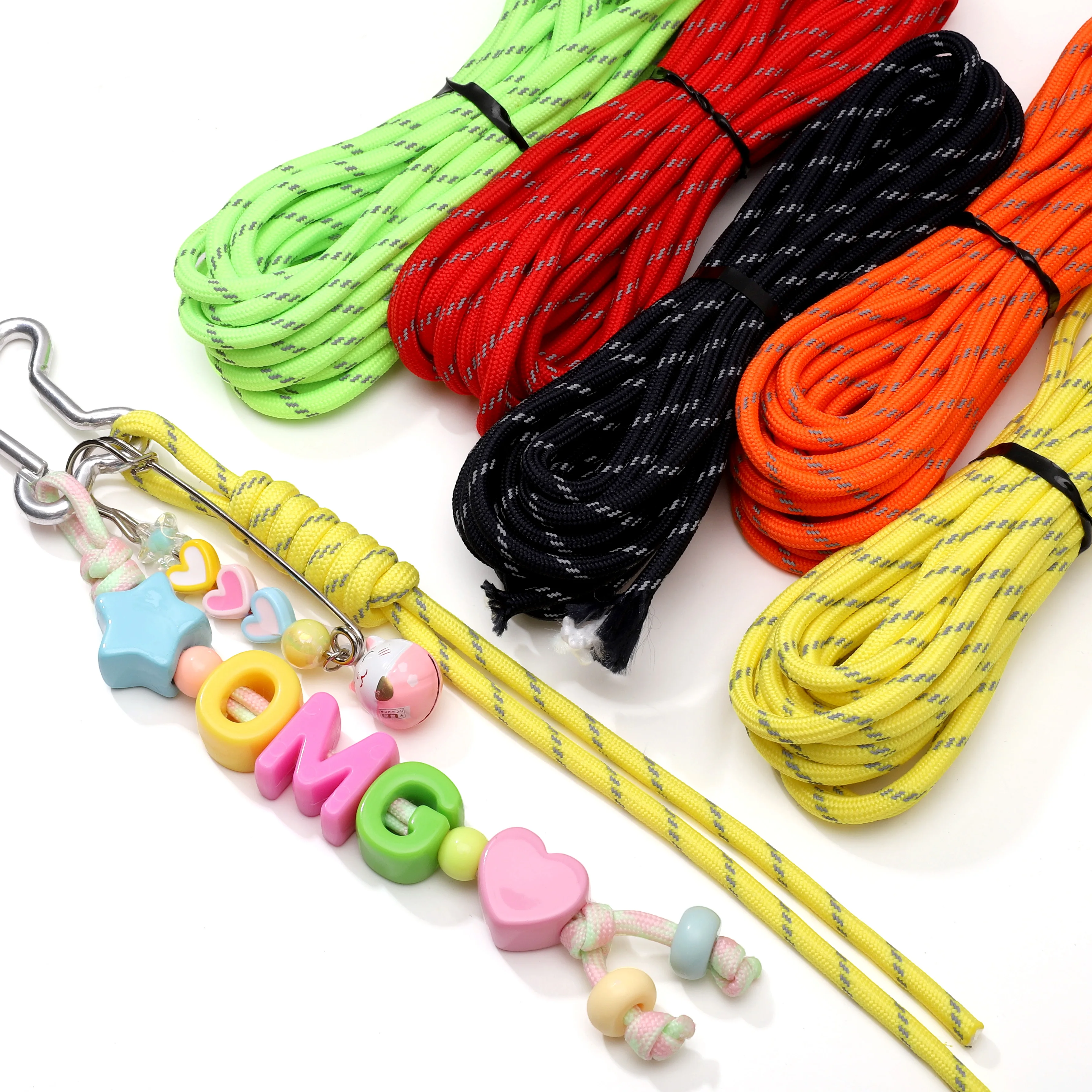 5m Elastic Rope Luminous 5mm Paracord Braided for Rope DIY Backpack Pendant Phone Lanyard Craft Jewelry Making Accessories
5m Elastic Rope Luminous 5mm Paracord Braided for Rope DIY Backpack Pendant Phone Lanyard Craft Jewelry Making Accessories