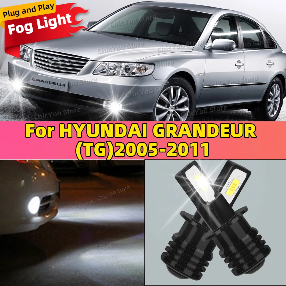 2 шт. 6000K белые автомобильные светодиодные противотуманные фары 20000LM для HYUNDAI GRANDEUR TG 2005-2011
2 шт. 6000K белые автомобильные светодиодные противотуманные фары 20000LM для HYUNDAI GRANDEUR TG 2005-2011