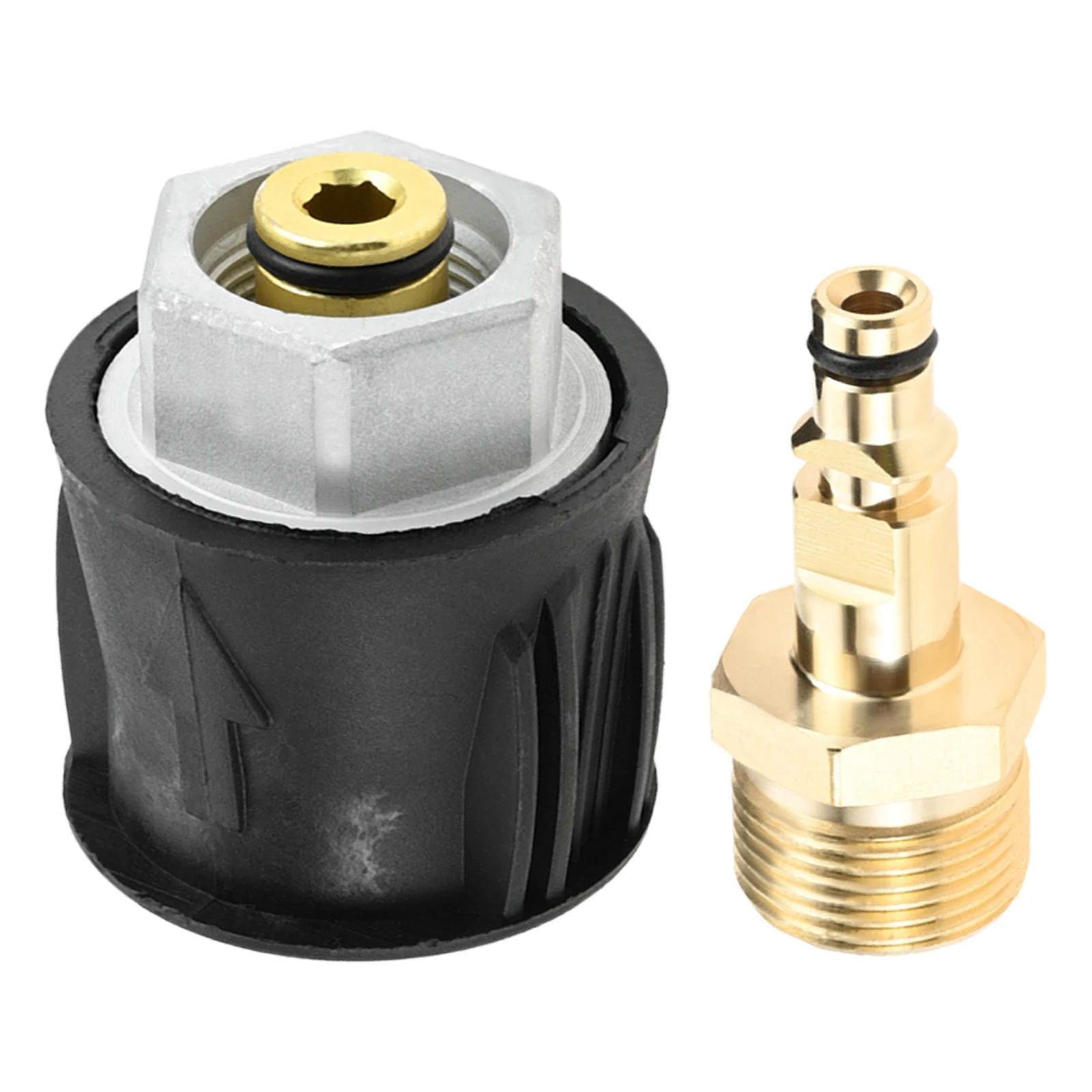 High Pressure Washer Quick Connect Adapter Fit for Karcher K2 K3 K4 K5 K6 K7 Series Brass M22 14mm Hose Quick Release Connector
High Pressure Washer Quick Connect Adapter Fit for Karcher K2 K3 K4 K5 K6 K7 Series Brass M22 14mm Hose Quick Release Connector
