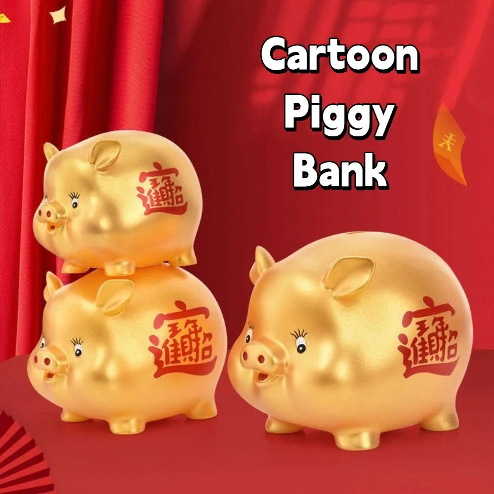 Practical Zodiac Horse Cartoon Piggy Bank Good Luck Gold Red Pig Coin Jar Durable Anti-fall Coin Saving Box New Year Celebration
Practical Zodiac Horse Cartoon Piggy Bank Good Luck Gold Red Pig Coin Jar Durable Anti-fall Coin Saving Box New Year Celebration