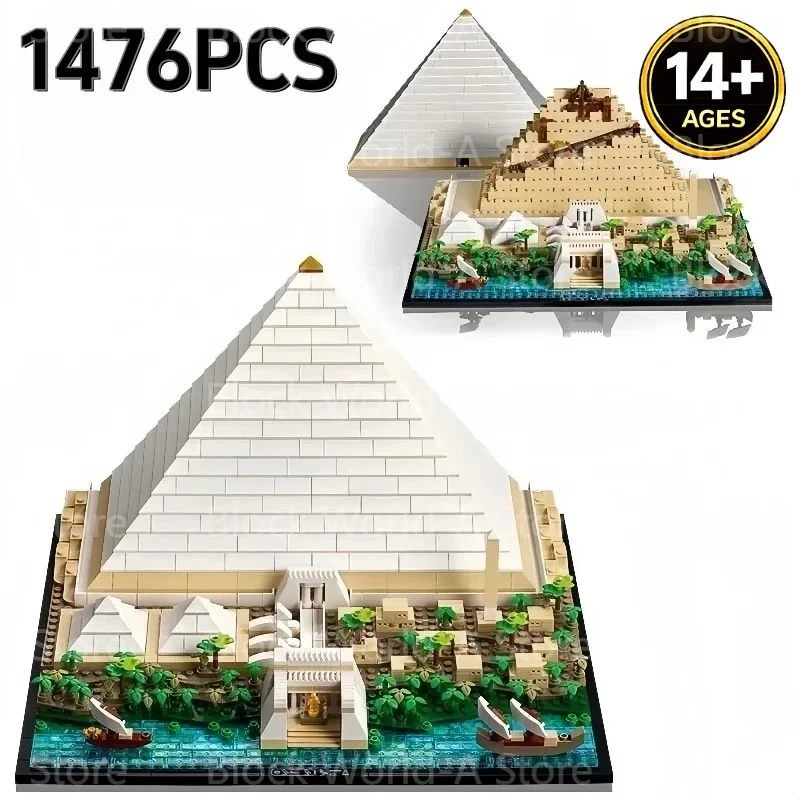 Architecture Great Pyramid of Giza 21058 - 1476Pcs Building Blocks Ancient Egypt Model Kit Toy
Architecture Great Pyramid of Giza 21058 - 1476Pcs Building Blocks Ancient Egypt Model Kit Toy