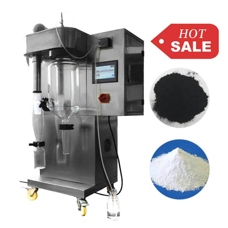 Small Lab Food Processing Spray Dryer For Coffee Milk Banana & Honey Powder Engine Pump PLC Core Components Competitive Price
Small Lab Food Processing Spray Dryer For Coffee Milk Banana & Honey Powder Engine Pump PLC Core Components Competitive Price