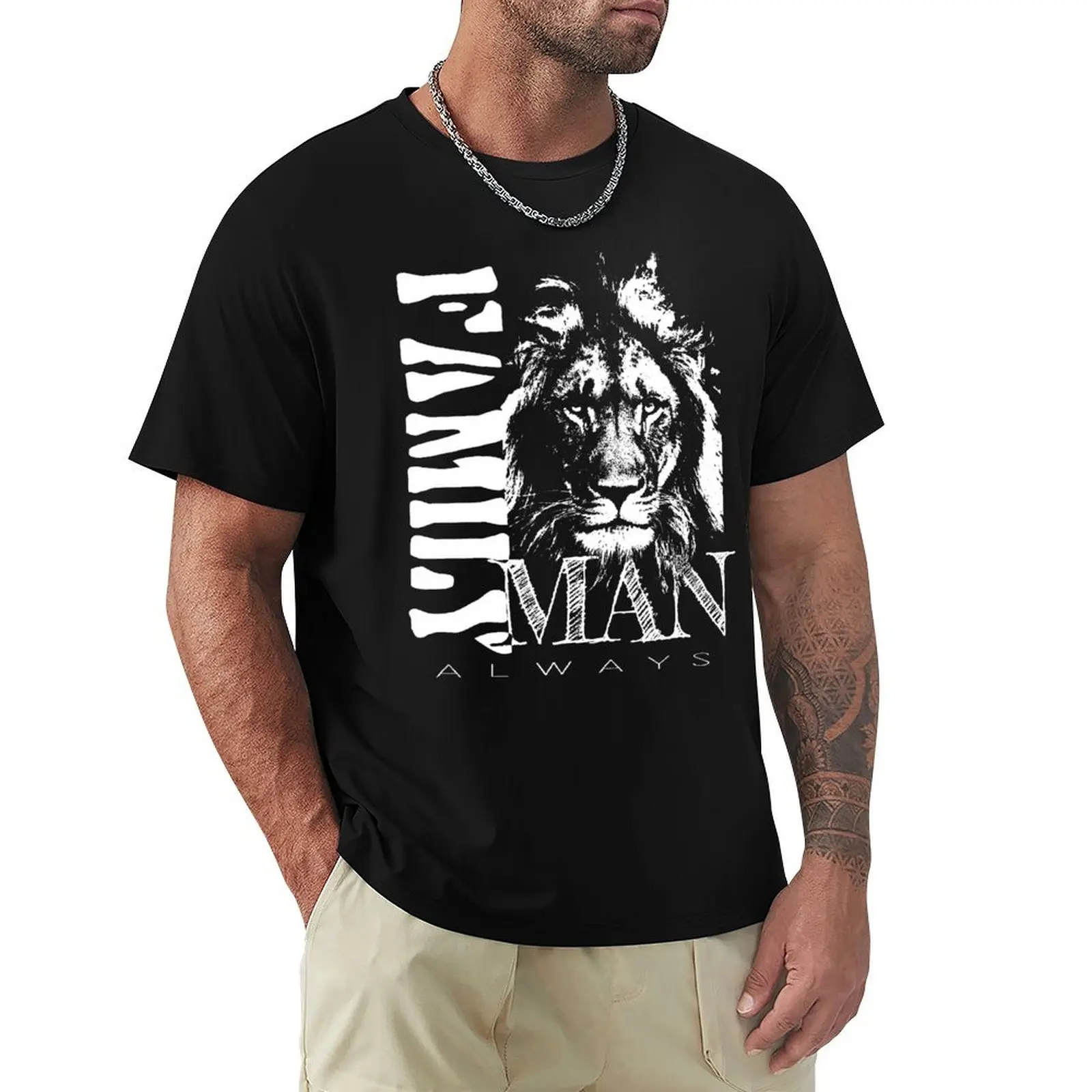 Lion The Great Family Man T-Shirt Basic Tee Shirt for Everyday Outfit
Lion The Great Family Man T-Shirt Basic Tee Shirt for Everyday Outfit