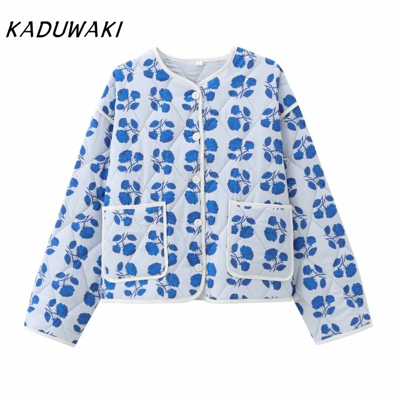 KADUWAKI Vintage O Neck Print Women Cotton Padded Parkas Long Sleeve Loose Pocket Winter Jacket Female Fashion Outwear Women Y2k
KADUWAKI Vintage O Neck Print Women Cotton Padded Parkas Long Sleeve Loose Pocket Winter Jacket Female Fashion Outwear Women Y2k