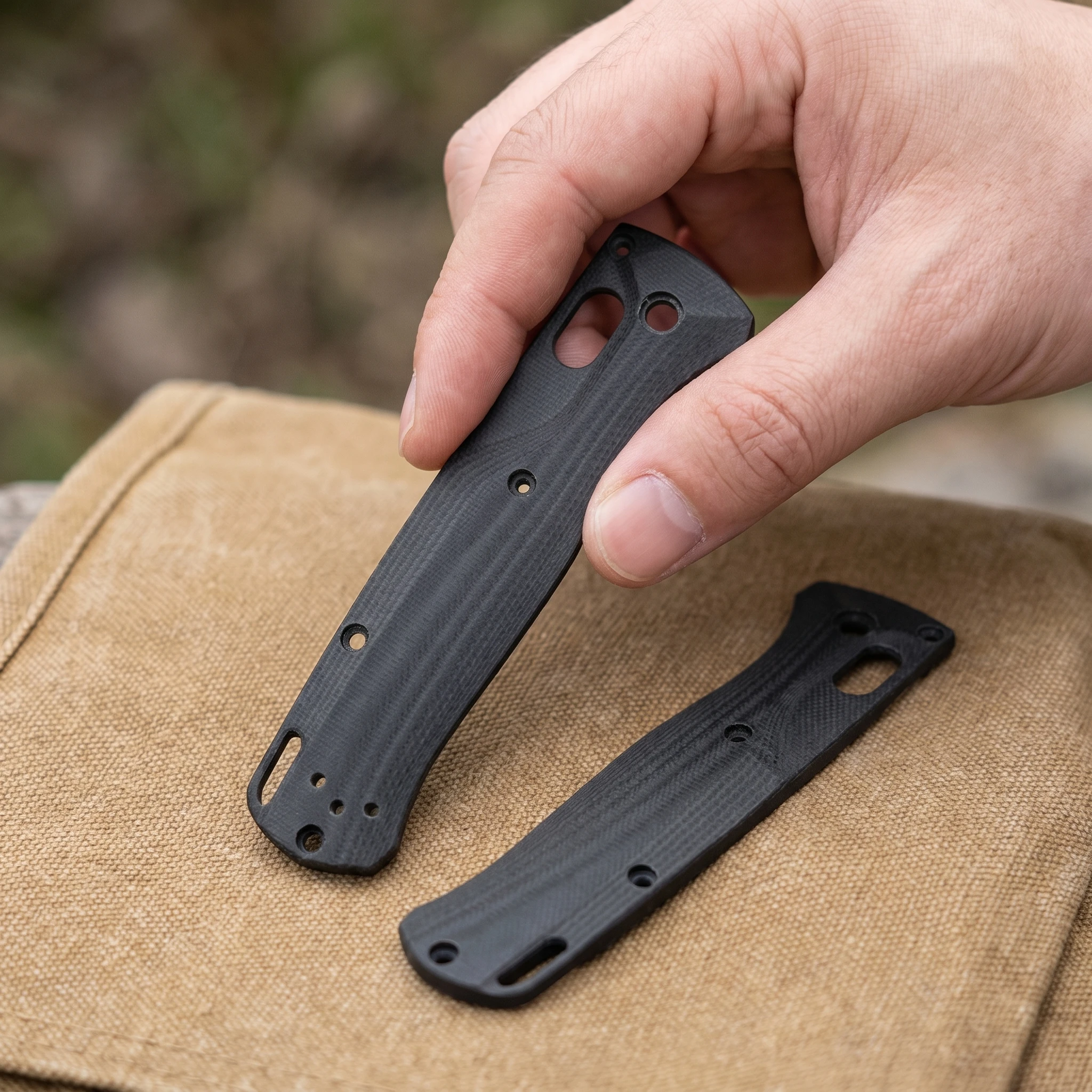 High Quality G10 Handle Plate Handmade Tool Making Accessories for Benchmade Bugout 535 Model
High Quality G10 Handle Plate Handmade Tool Making Accessories for Benchmade Bugout 535 Model