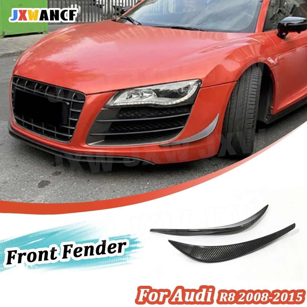 JXWANCF Carbon Fiber Front Bumper Side Fin Trim Cover Canards Splitters Spoiler for Audi R8 2008-2015 FRP Body Kits Front Fender
JXWANCF Carbon Fiber Front Bumper Side Fin Trim Cover Canards Splitters Spoiler for Audi R8 2008-2015 FRP Body Kits Front Fender
