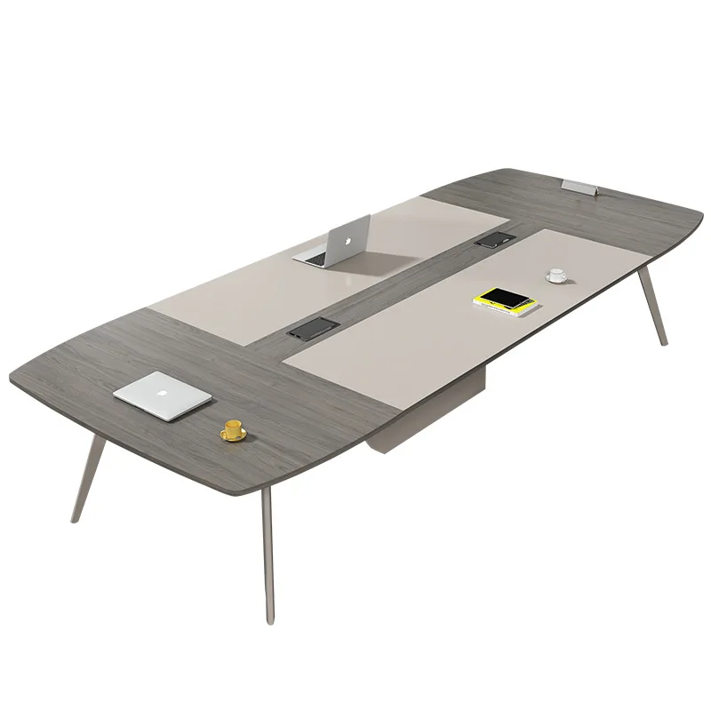 Desk simple modern long people meeting room table office table and chair combination small conference
Desk simple modern long people meeting room table office table and chair combination small conference
