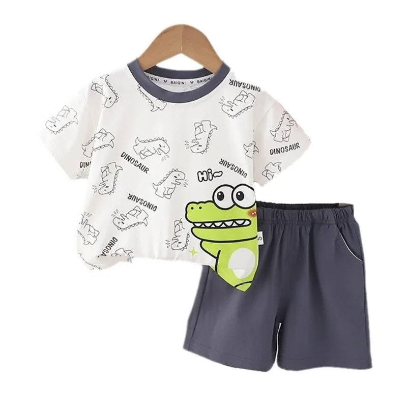 New Summer Baby Girls Clothes Suit Children Boys Cartoon T-Shirt Shorts 2Pcs/Sets Toddler Casual Cotton Costume Kids Tracksuits
New Summer Baby Girls Clothes Suit Children Boys Cartoon T-Shirt Shorts 2Pcs/Sets Toddler Casual Cotton Costume Kids Tracksuits