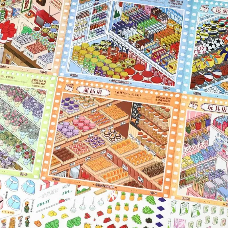 Kawaii Decompression Code Cargo 3D Daily Necessities Landscape Sticker Book DIY Pocket Cabin Scene Sticker Festival Gift
Kawaii Decompression Code Cargo 3D Daily Necessities Landscape Sticker Book DIY Pocket Cabin Scene Sticker Festival Gift