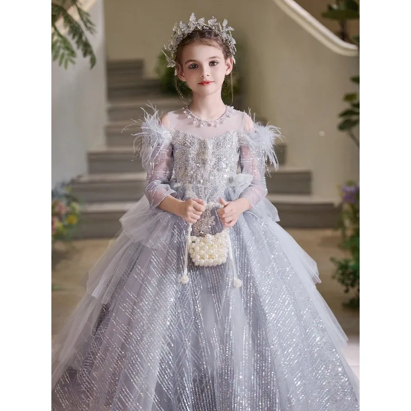 Children's High-end Evening Dress Girls' Birthday Princess Dress Stage Catwalk Host Piano Performance Suit
Children's High-end Evening Dress Girls' Birthday Princess Dress Stage Catwalk Host Piano Performance Suit