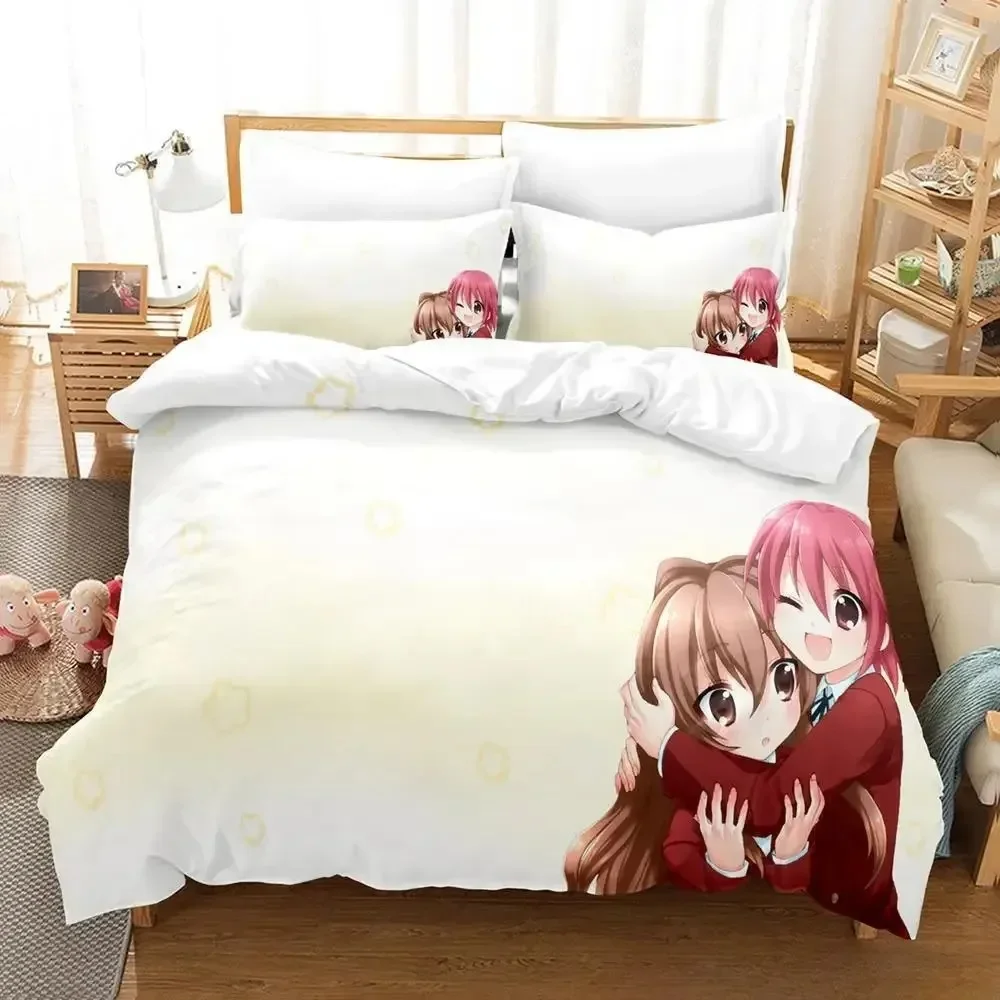 Toradora Bedding Set Single Twin Full Queen King Size Bed Set Adult Kid Bedroom Duvet cover Sets 3D Print Anime Bed Sheet Set
Toradora Bedding Set Single Twin Full Queen King Size Bed Set Adult Kid Bedroom Duvet cover Sets 3D Print Anime Bed Sheet Set
