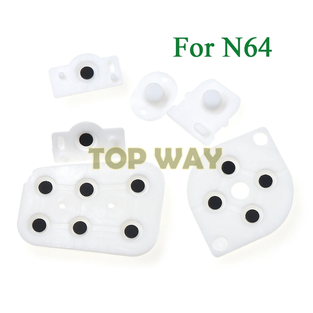 200sets NEW Rubber Repair Replacement Parts for Nintendo N64 Conductive buttons N 64 Controller Joy Pad Silicon Pad
200sets NEW Rubber Repair Replacement Parts for Nintendo N64 Conductive buttons N 64 Controller Joy Pad Silicon Pad