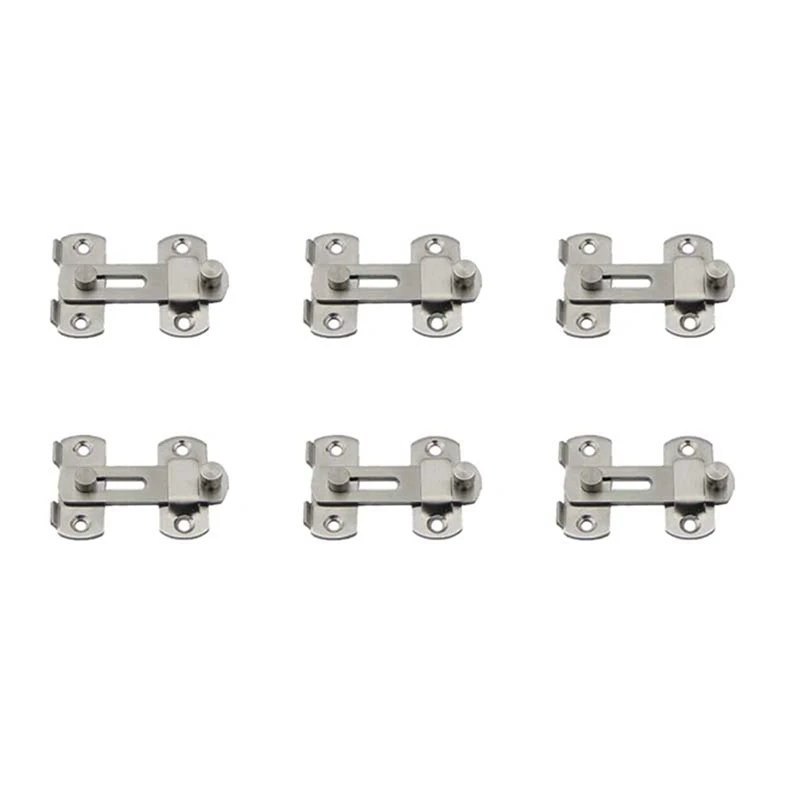 AT13 6 Pcs 20X50x70mm Stainless Steel Home Safety Gate Door Bolt Latch Slide Lock Hardware
AT13 6 Pcs 20X50x70mm Stainless Steel Home Safety Gate Door Bolt Latch Slide Lock Hardware