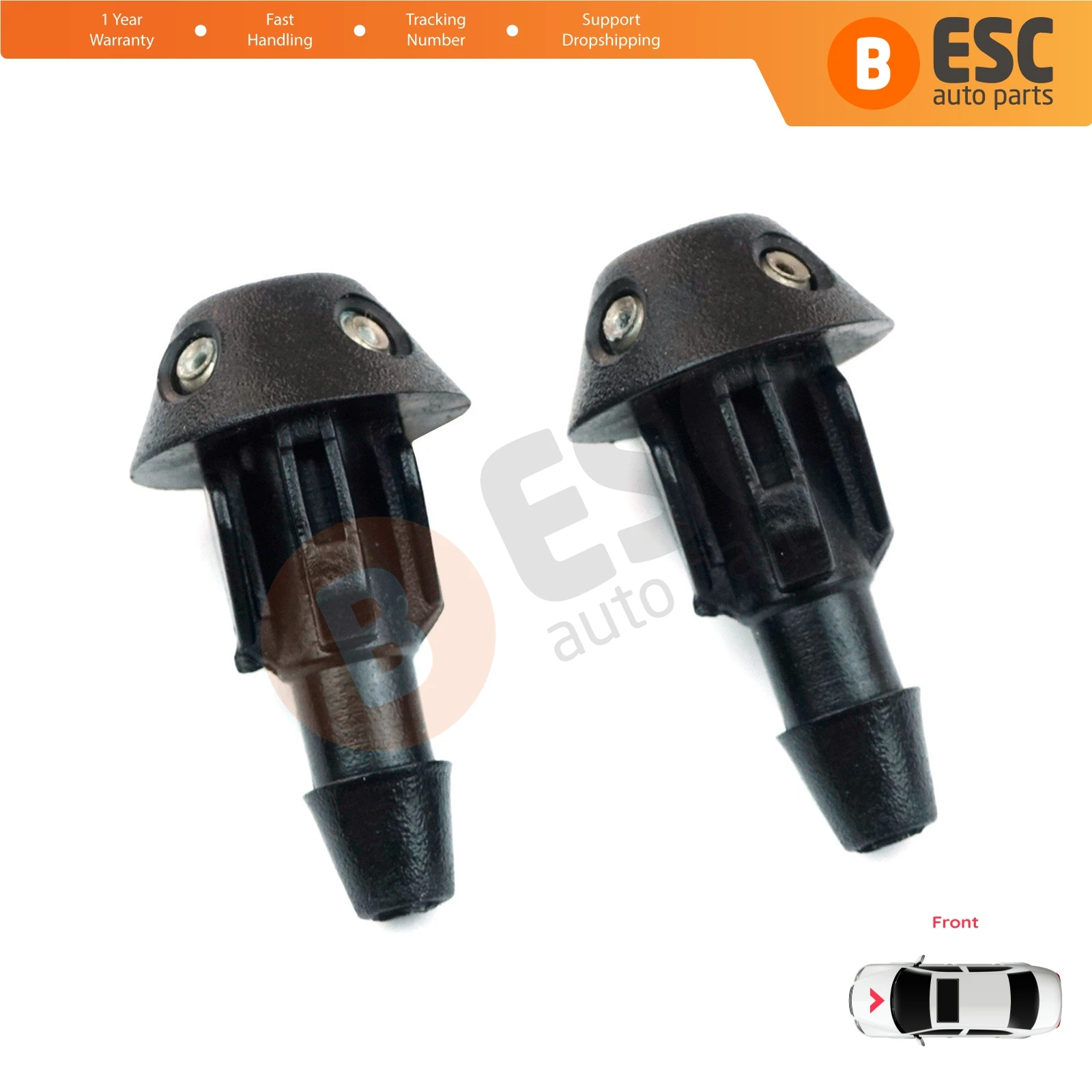 ESP560 2 Pieces Front Window Windshield Wiper Washer Nozzle Spray Jet for Peugeot 106 205 306 309 Citroen Saxo 643871 643825
ESP560 2 Pieces Front Window Windshield Wiper Washer Nozzle Spray Jet for Peugeot 106 205 306 309 Citroen Saxo 643871 643825