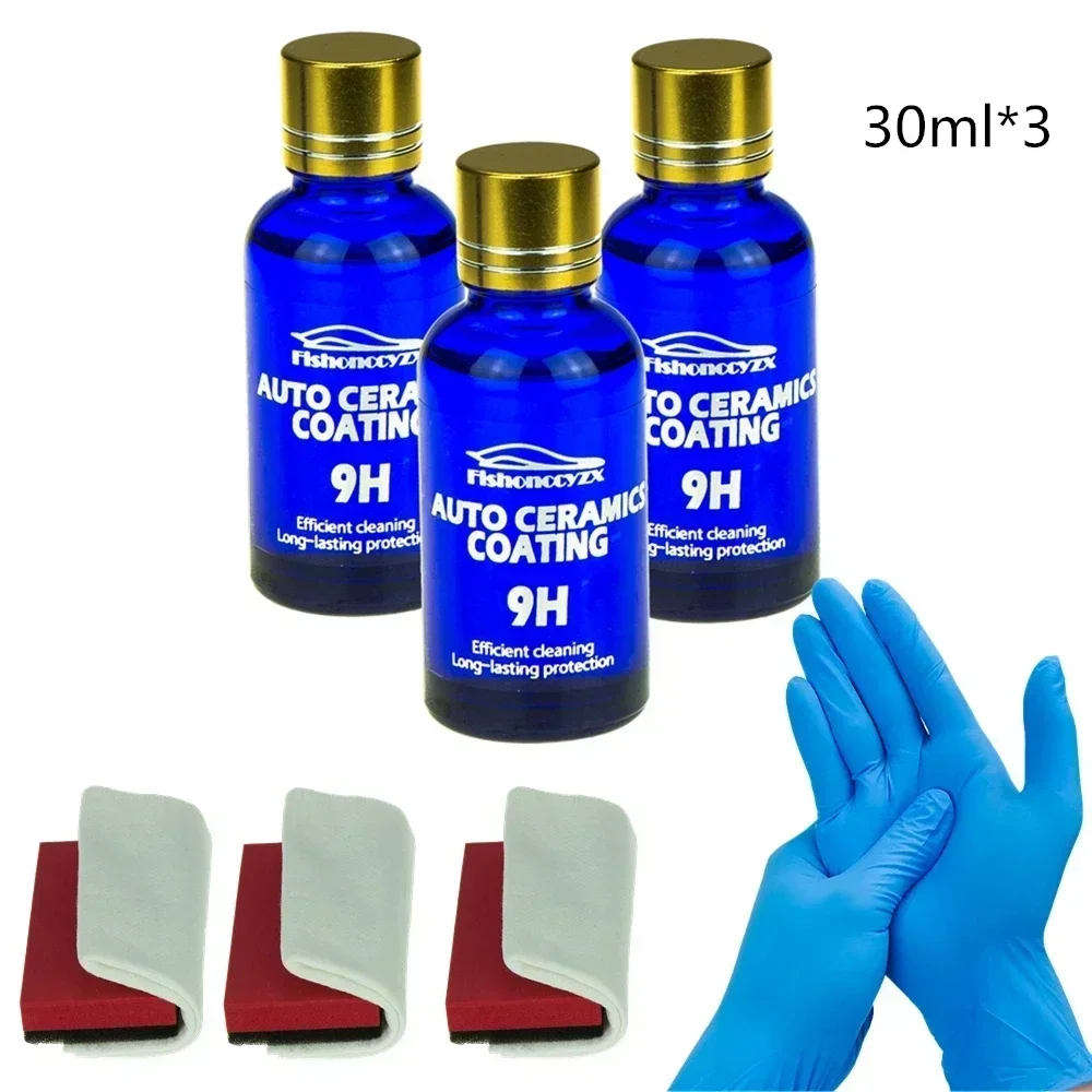 3Pcs 9H Car Plated Crystal Ceramic Coating Super Hydrophobic Glass Polishing Coating Set Without Box Car Paint Maintenance Fluid
3Pcs 9H Car Plated Crystal Ceramic Coating Super Hydrophobic Glass Polishing Coating Set Without Box Car Paint Maintenance Fluid