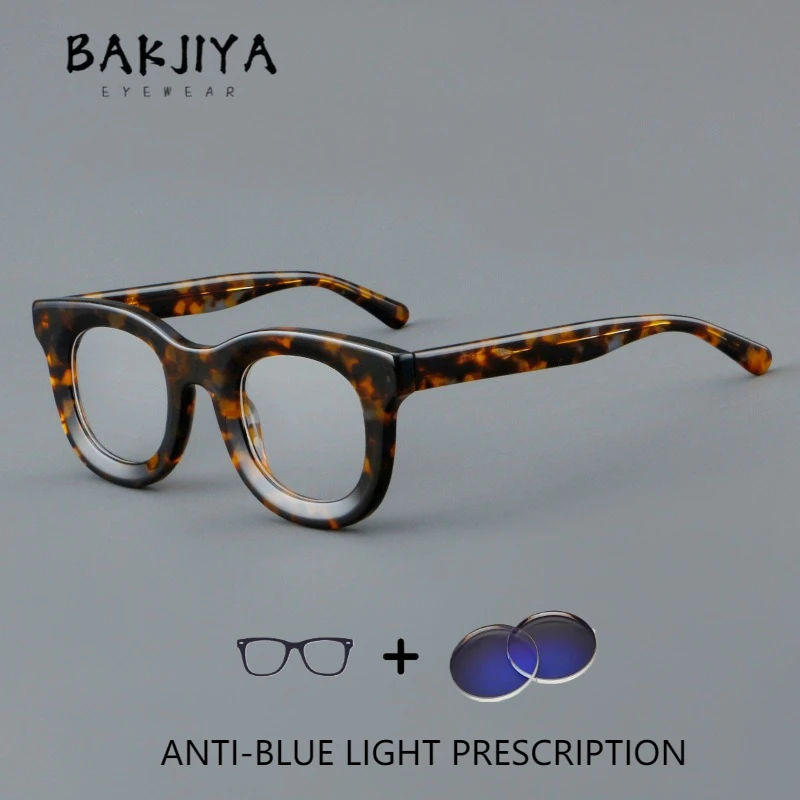 Vintage Acetate Myopia Prescription Eyeglasses American Retro Oval Eyeglasses Frames Men and Women Anti-Blue Ray Reading Glasses
Vintage Acetate Myopia Prescription Eyeglasses American Retro Oval Eyeglasses Frames Men and Women Anti-Blue Ray Reading Glasses