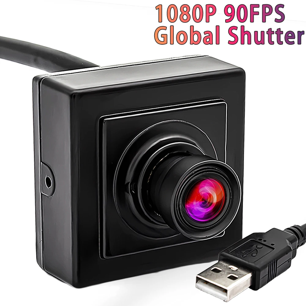 WGWK 90FPS 1920x1200 Global Shutter USB Camera 4mm 75° No Distortion Lens 120FPS720P MJPEG High Frame Rate Capture Plug And Play
WGWK 90FPS 1920x1200 Global Shutter USB Camera 4mm 75° No Distortion Lens 120FPS720P MJPEG High Frame Rate Capture Plug And Play