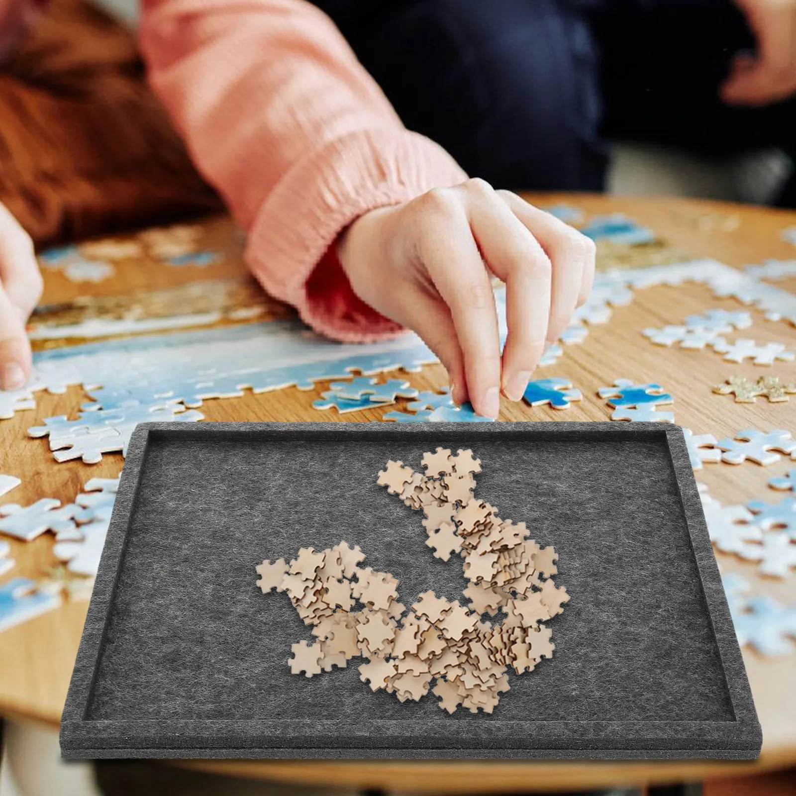 1Set Felt Puzzle Sorting Tray Stackable Puzzle Organizer for 1000 Pieces Efficient Sorting Storage Reusable Multifunctional Tray
1Set Felt Puzzle Sorting Tray Stackable Puzzle Organizer for 1000 Pieces Efficient Sorting Storage Reusable Multifunctional Tray