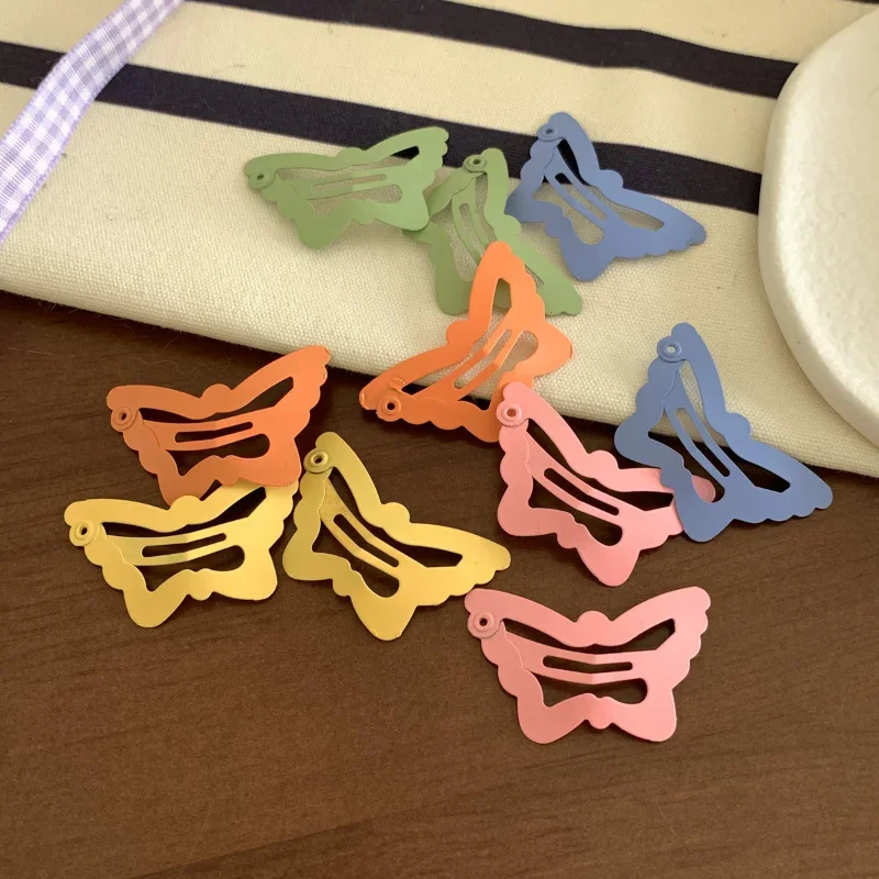 Korean Charm Colorful Butterfly Snap Clip 2023 Summer New Simple Sweet Y2k Hairpin Bobby Pin Kids Hair Accessories for Women
Korean Charm Colorful Butterfly Snap Clip 2023 Summer New Simple Sweet Y2k Hairpin Bobby Pin Kids Hair Accessories for Women