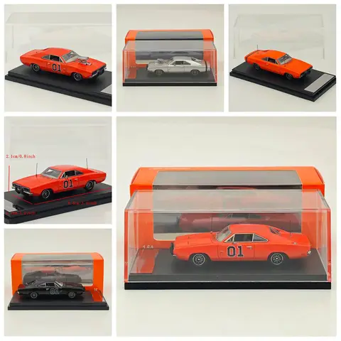 Mini Forge 1:64 Charger General Lee R/T 1969 Pres Döküm Model Araba Minyatür Sınırlı Koleksiyon Oyuncak Araç Modelleri