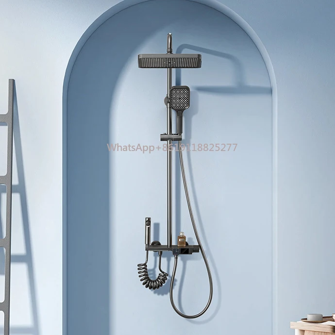 Shower Set System For Hotel Apartment Modern Design New Smart Wall Mounted Digital Brass Bath Shower System Bathroom Rain
Shower Set System For Hotel Apartment Modern Design New Smart Wall Mounted Digital Brass Bath Shower System Bathroom Rain