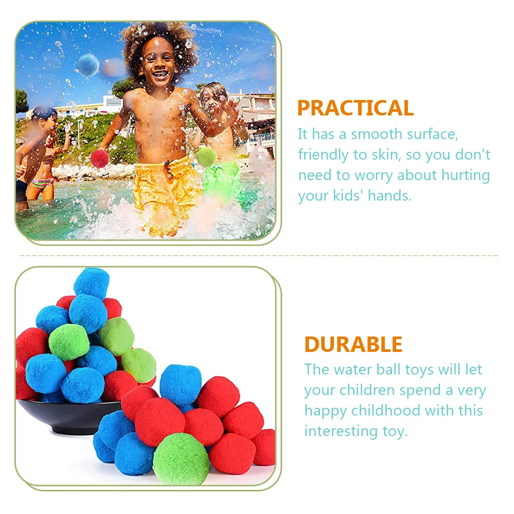 20pcs Pool For Kids Outdoor Cotton Balls Summer Reusable Balloons Gentle Skin-Friendly Long-Lasting Play
20pcs Pool For Kids Outdoor Cotton Balls Summer Reusable Balloons Gentle Skin-Friendly Long-Lasting Play