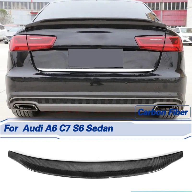 Car Rear Trunk Spoiler Wings Carbon Fiber for Audi A6 C7 S6 Sedan 4-Door 2012-2018 Racing Rear Spoiler Boot Wing Lip Body Kit
Car Rear Trunk Spoiler Wings Carbon Fiber for Audi A6 C7 S6 Sedan 4-Door 2012-2018 Racing Rear Spoiler Boot Wing Lip Body Kit