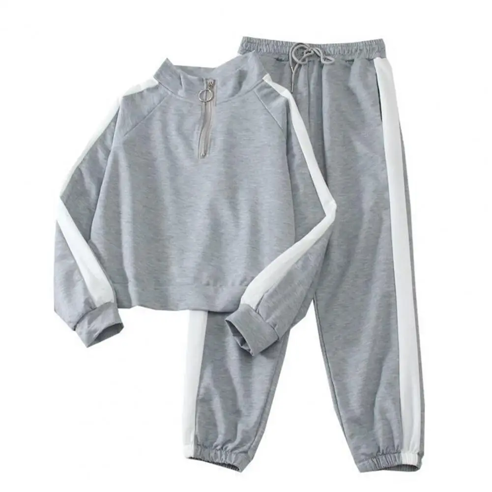 Lightweight Women Autumn Set Stylish Women's Tracksuit Set Loose-fit Sweatshirt Pants with Wide Leg Elastic Waist for Fall
Lightweight Women Autumn Set Stylish Women's Tracksuit Set Loose-fit Sweatshirt Pants with Wide Leg Elastic Waist for Fall