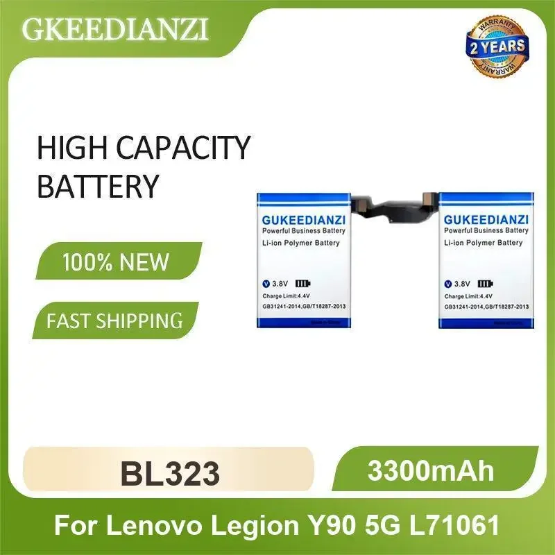 BL323 Mobile Phone Battery For Lenovo Legion Y90 5G L71061 3300mAh High Capacity
BL323 Mobile Phone Battery For Lenovo Legion Y90 5G L71061 3300mAh High Capacity