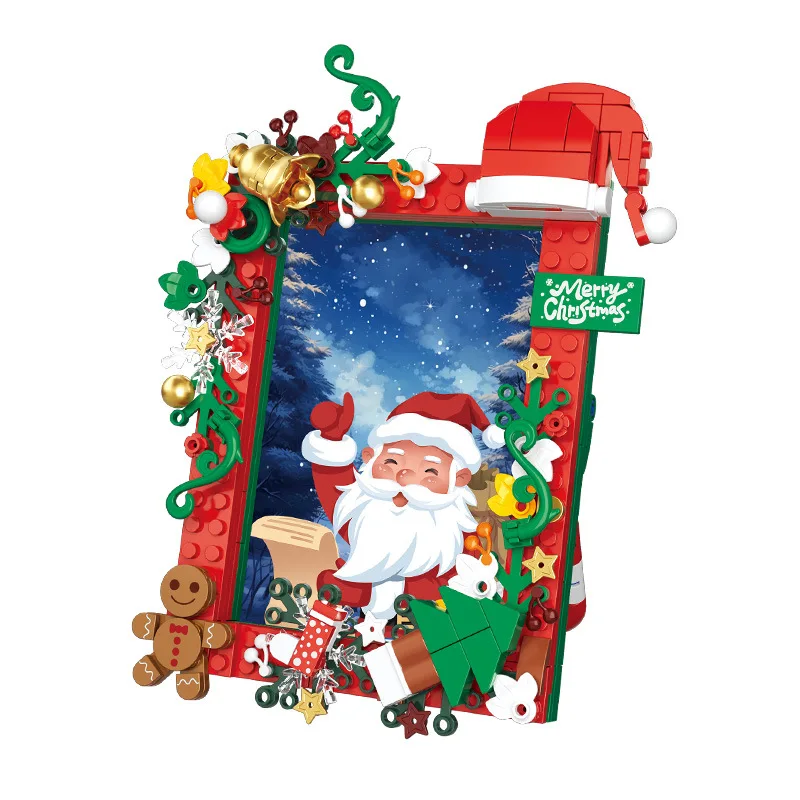 Christmas Photo Frame MOC Building Blocks Santa Claus Assembled Model Bricks Toys Desk Photo For Kids Christmas Gift
Christmas Photo Frame MOC Building Blocks Santa Claus Assembled Model Bricks Toys Desk Photo For Kids Christmas Gift