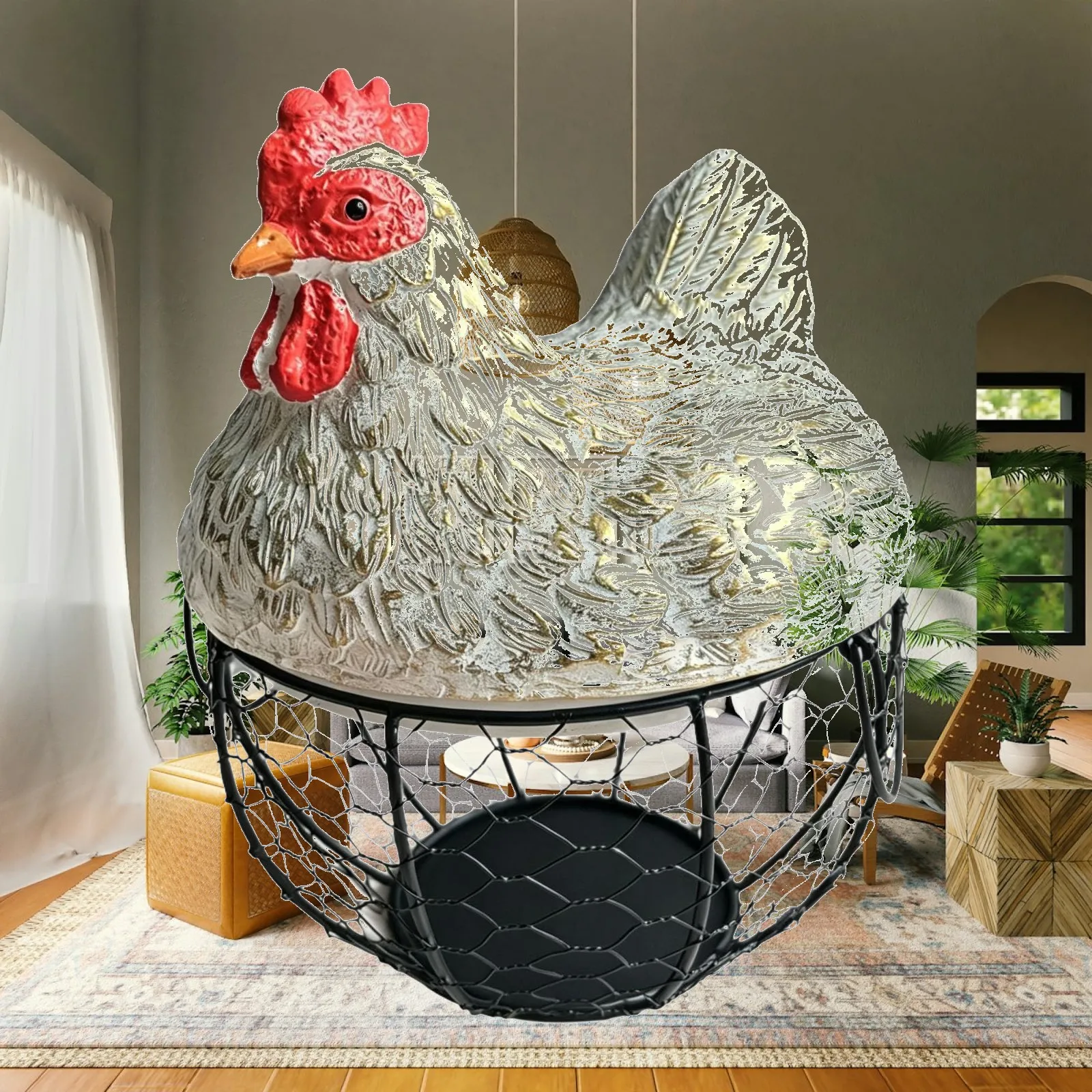 Egg Storage Basket Egg Holder Kitchen Storage Round Organizer Case Egg Collecting Basket for Countertop Vegetable Kitchen
Egg Storage Basket Egg Holder Kitchen Storage Round Organizer Case Egg Collecting Basket for Countertop Vegetable Kitchen