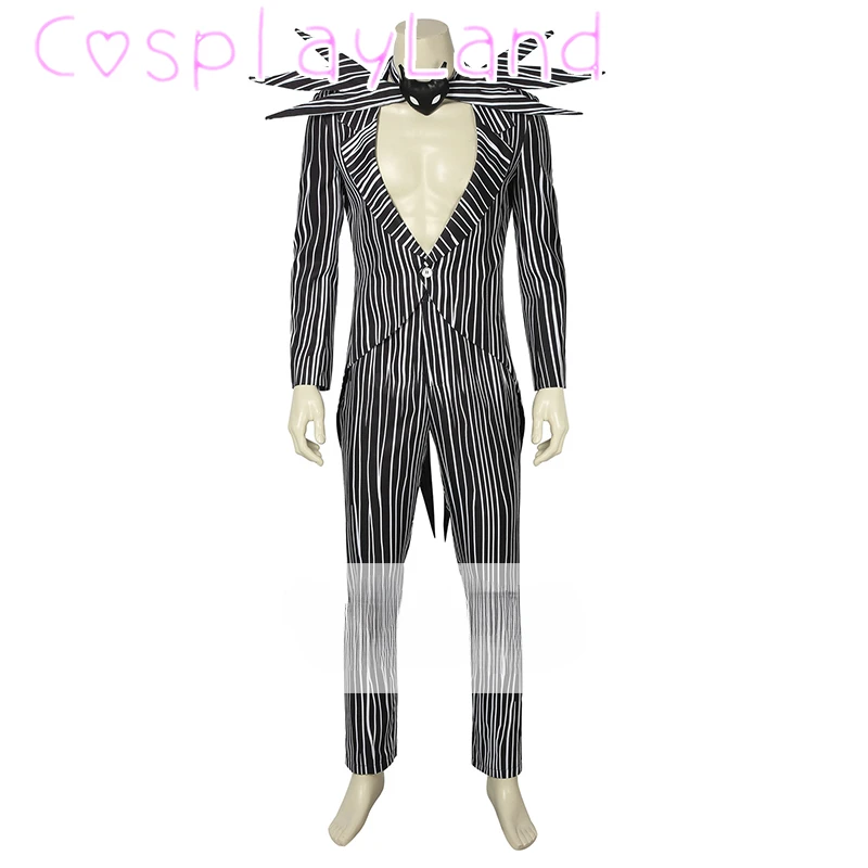 Jack Skellington Cosplay Costume Adult Men Suit Before Christmas Halloween Costumes Top Pants Tie Full Set Outfit Jack Costume
Jack Skellington Cosplay Costume Adult Men Suit Before Christmas Halloween Costumes Top Pants Tie Full Set Outfit Jack Costume