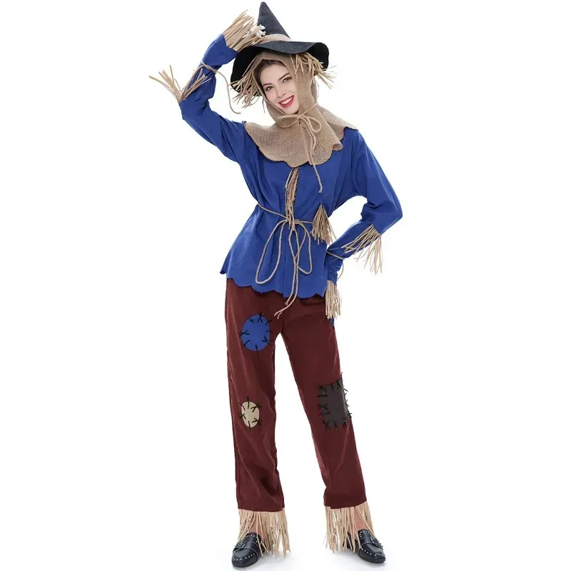 2024 Scarecrow Costume Child Blue Top Pants Set Halloween Adult Cosplay Costumes Women Disfraz Halloween Para Mujer
2024 Scarecrow Costume Child Blue Top Pants Set Halloween Adult Cosplay Costumes Women Disfraz Halloween Para Mujer