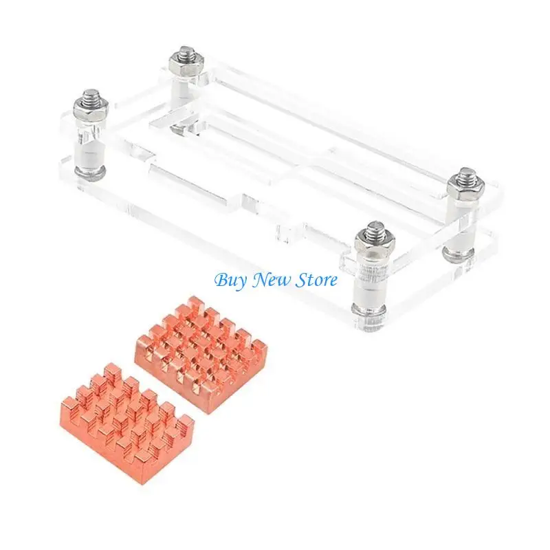 20CE Heat Sink Case for OrangePi Zero2W Transparent Acrylic Cover Case Enclosure
20CE Heat Sink Case for OrangePi Zero2W Transparent Acrylic Cover Case Enclosure