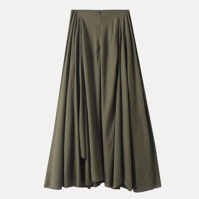 Summer 2025 Women's Asymmetrical Hem Drapey Midi Skirt Regular Fit Commute Sle Pure Color Polyester Fiber 00% Z Brand
Summer 2025 Women's Asymmetrical Hem Drapey Midi Skirt Regular Fit Commute Sle Pure Color Polyester Fiber 00% Z Brand