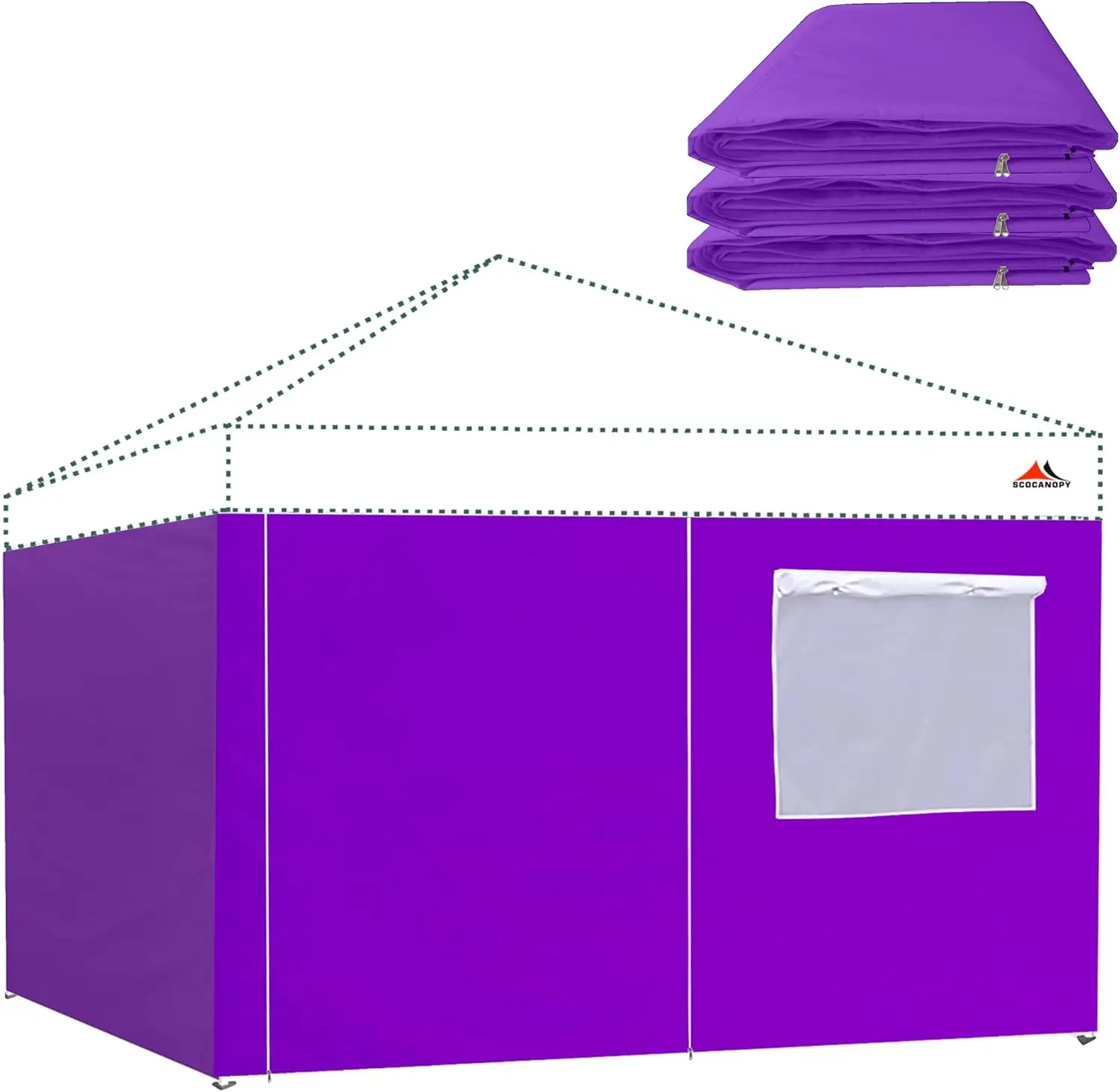 Sidewalls 10x10ft Complete Closure Sunwalls for Any 10x10 Canopy Gazebo Tent, 4 Pack SunWalls Only, (Purple)
Sidewalls 10x10ft Complete Closure Sunwalls for Any 10x10 Canopy Gazebo Tent, 4 Pack SunWalls Only, (Purple)