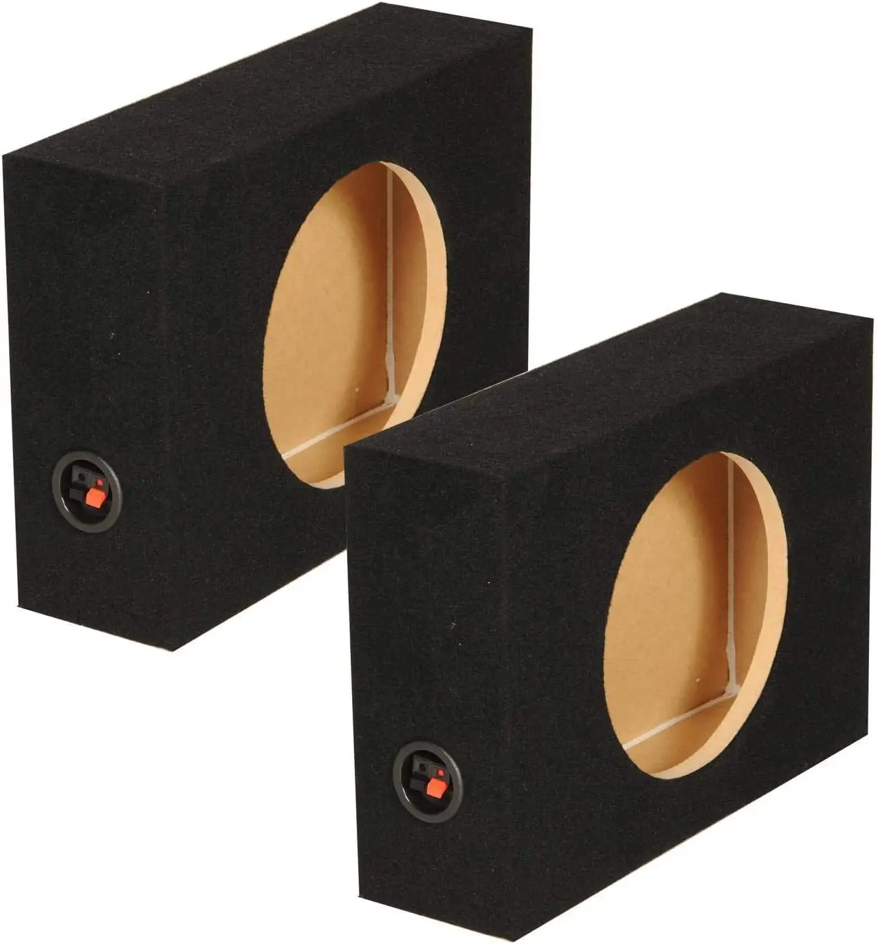 2 Single Sealed 10" Shallow Subwoofer Enclosures 5/8" MDF Sub Boxes for Deep Bass
2 Single Sealed 10" Shallow Subwoofer Enclosures 5/8" MDF Sub Boxes for Deep Bass