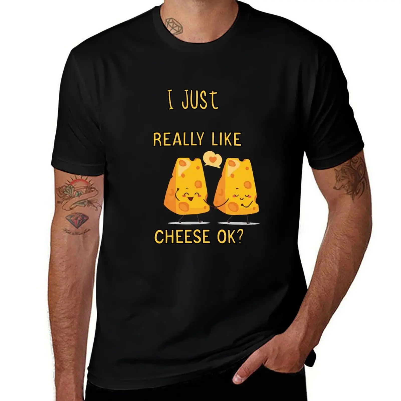 I Just Really Like Cheese Ok Funny Cheese Lover Food Humor T-Shirt men t shirt cotton 100% mens graphic t shirts T-Shirt
I Just Really Like Cheese Ok Funny Cheese Lover Food Humor T-Shirt men t shirt cotton 100% mens graphic t shirts T-Shirt