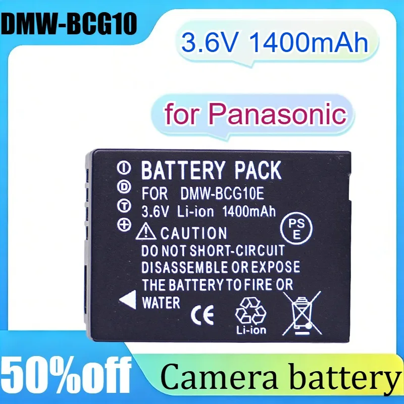 DMW-BCG10 for Panasonic ZS1 ZS3 ZS5 ZS7 ZS8 ZS10 ZS15 ZS20 TZ6 TZ7 ZR1 ZX1 ZR3 3.6V 1400mAh Camera Battery
DMW-BCG10 for Panasonic ZS1 ZS3 ZS5 ZS7 ZS8 ZS10 ZS15 ZS20 TZ6 TZ7 ZR1 ZX1 ZR3 3.6V 1400mAh Camera Battery