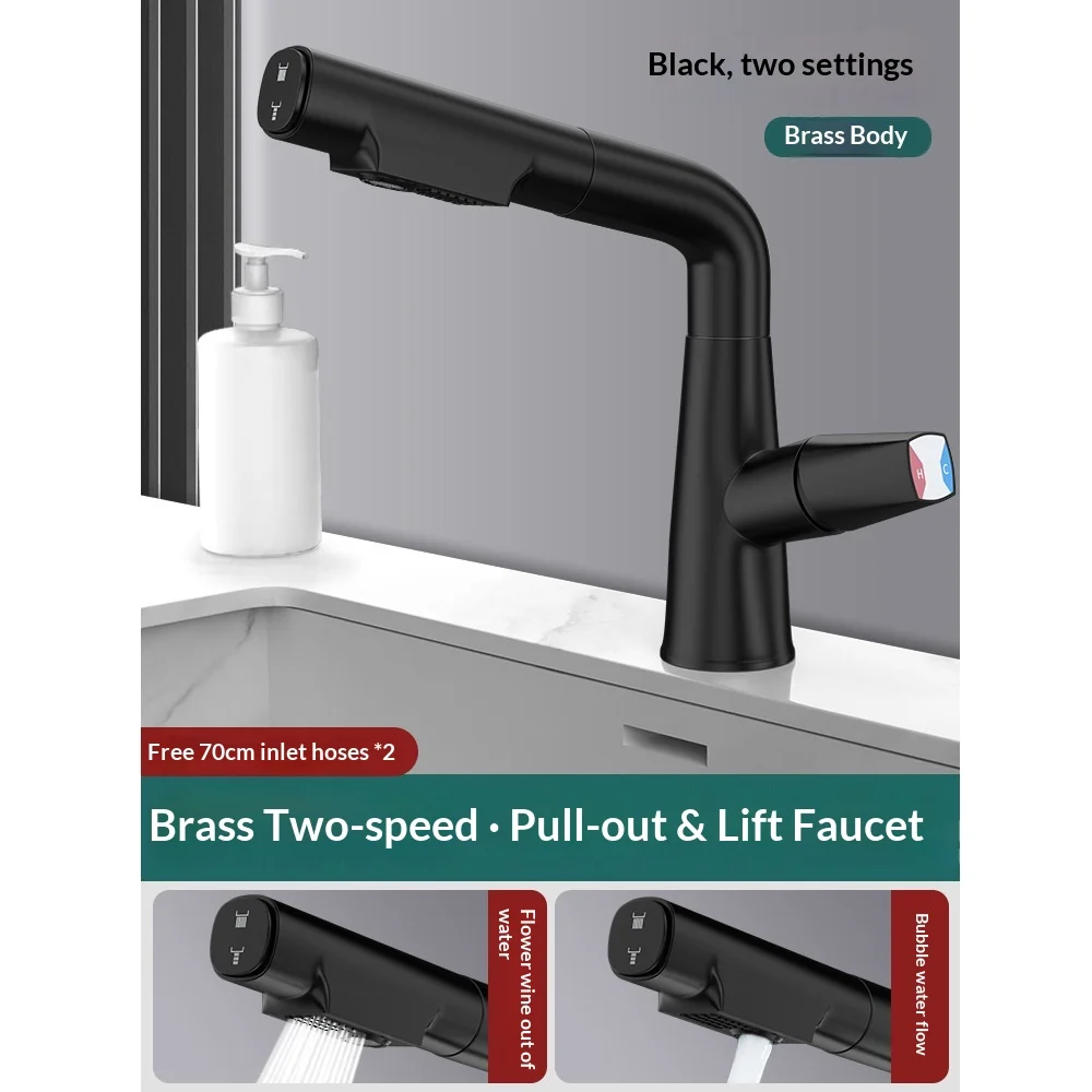 Multi-Function Bathroom Mixer Tap, Pull-Out Sprayer with Liftable Spout, 360° Swivel, Dual Water Flow, Durable Ceramic Valve
Multi-Function Bathroom Mixer Tap, Pull-Out Sprayer with Liftable Spout, 360° Swivel, Dual Water Flow, Durable Ceramic Valve