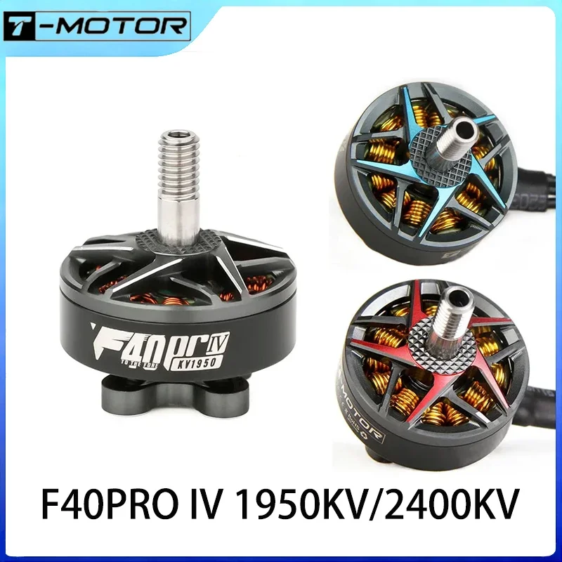 T-Motor F40PRO IV Out-Runner Brushless Motor 1950KV 2400KV 4-6S Compatible with RC Drones for FPV Racing And Freestyle
T-Motor F40PRO IV Out-Runner Brushless Motor 1950KV 2400KV 4-6S Compatible with RC Drones for FPV Racing And Freestyle
