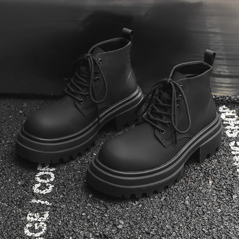 men fashion punk rock autumn winter boots black trendy genuine leather shoes cowboy chunky platform boot cool ankle botas hombre
men fashion punk rock autumn winter boots black trendy genuine leather shoes cowboy chunky platform boot cool ankle botas hombre